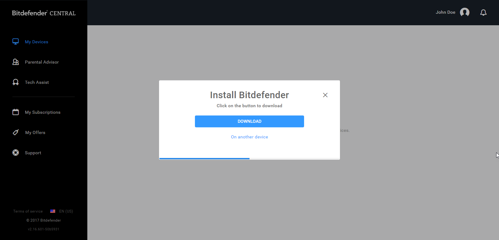 Install Bitdefender